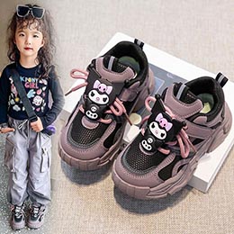 Giày trẻ em thể thao Kuromi bé gái từ 3 - 10 tuổi - PD45